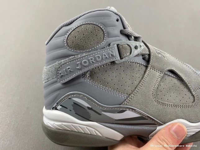 Official Maikesneakers 8 Cool Retro Jordan 305381-014 Grey 0810